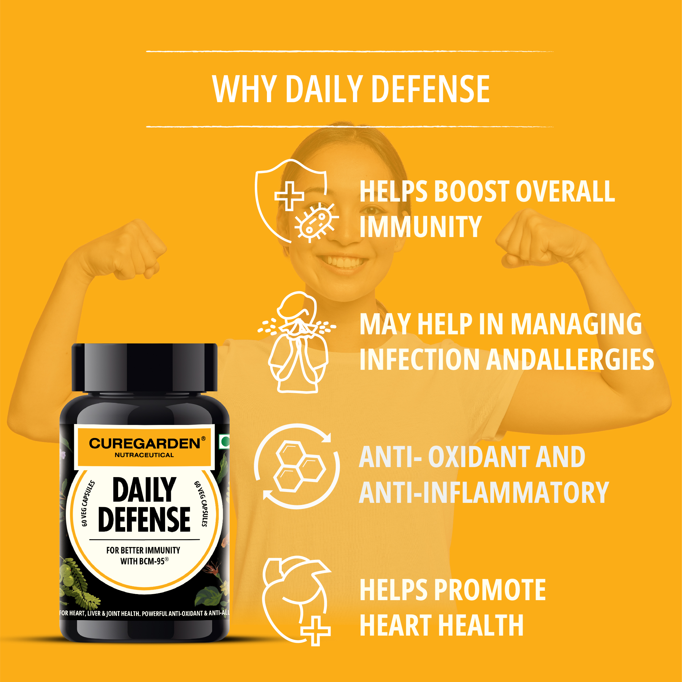 DAILY DEFENSE – Curcumin Supplement