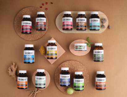 Curegardens wide range of natural herbal supplements