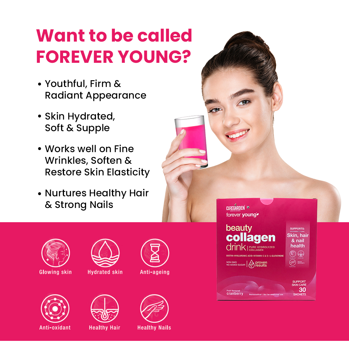 Forever Young Beauty Collagen Drink Mix